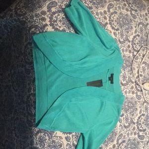 Crop sweater cover up Worthinngton